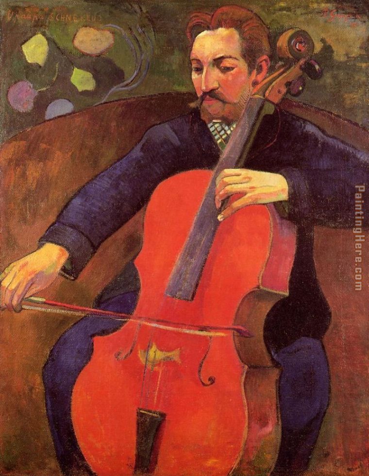 Paul Gauguin The Cellist